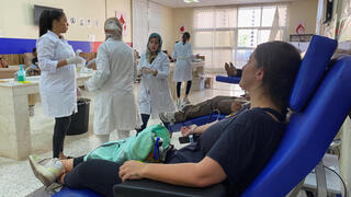 תרומות דם במרוקו בעקבות רעידת האדמה