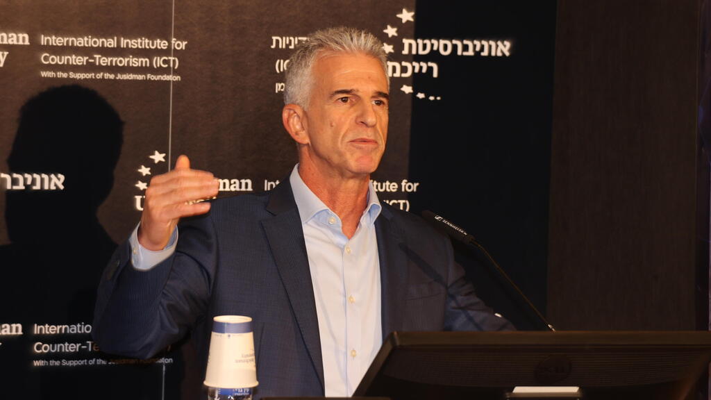 "למזלם הטוב של האיראנים, ניסיונות הטרור שלהם סוכלו". ברנע, אתמול (צילום: יריב כץ) דוד דדי ברנע ראש המוסד בכנס השנתי של המכון למדיניות נגד טרור