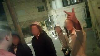 תקיפת מתנחלים של ערבים בשכונת תל רומיידה במרכז חברון