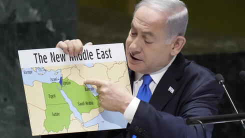Deutschland und die USA kritisieren die Nahost-Karte, die Netanjahu den Vereinten Nationen vorgelegt hat