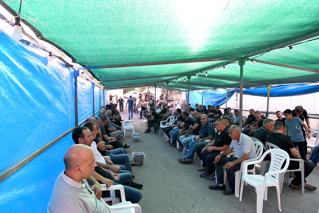 צילום: פאול אורלייב הלווייתם של 5 הנרצחים בבסמת טבעון