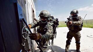 לוחמי שלדג באימון בשטח