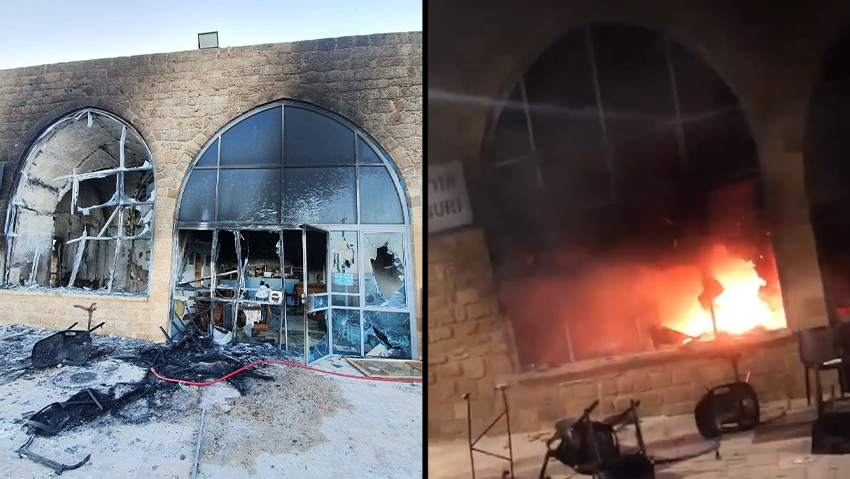 מסעדה בעכו שנשרפה במהלך "שומר חומות". "זה התחיל מכלום" (צילום: שמיר אלבז) המסעדה שנשרפה בעכו
