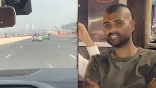 רגעים לפני התאונה בין רכב לאופנוע סמוך אודים, משה מאור רגעים לפני התאונה בין רכב לאופנוע סמוך אודים, משה מאור