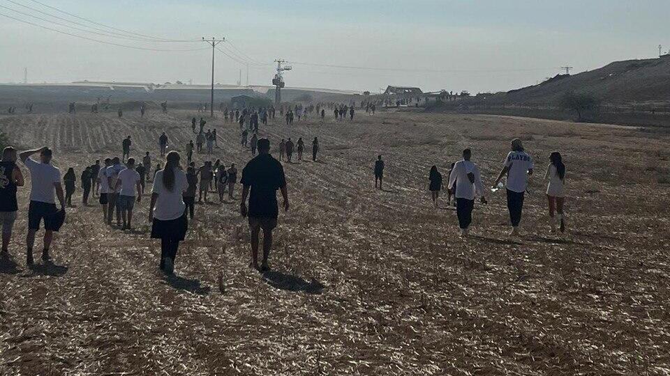 המנוסה המהסיבה מסיבת טבע קיבוץ רעים