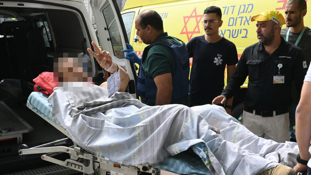 פינוי פצועים לסורוקה