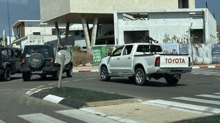 טנדר עם מאג ששימש את המחבלים טנדר עם מאג ששימש את המחבלים