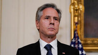 אנתוני בלינקן בהצהרה עם ג'ו ביידן על ישראל ו חמאס הבית הלבן ארה"ב