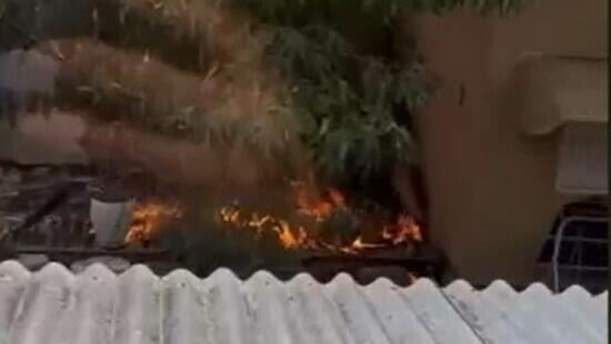 בית עולה באש בבארי