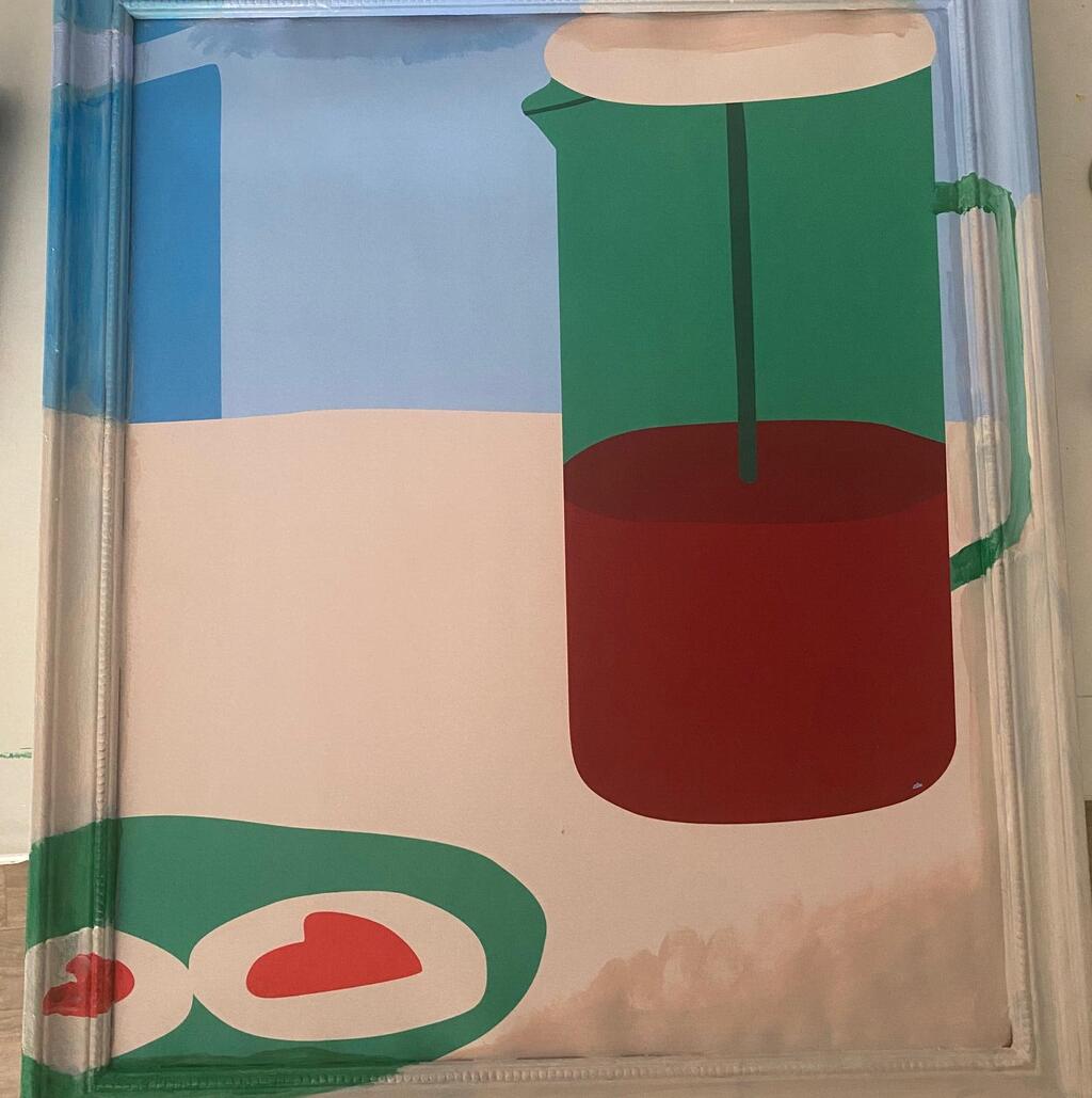 תמונה משולבות במסגרת (צילום: ליעונה מנקלי) יצירת DIY