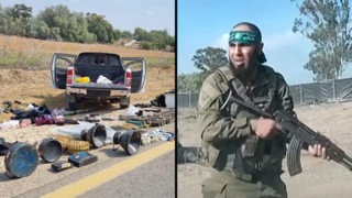 המחבל במתקפת טרור באזור מסיבת הטבע ברעים והאמל"ח של חמאס שנמצא בעוטף עזה