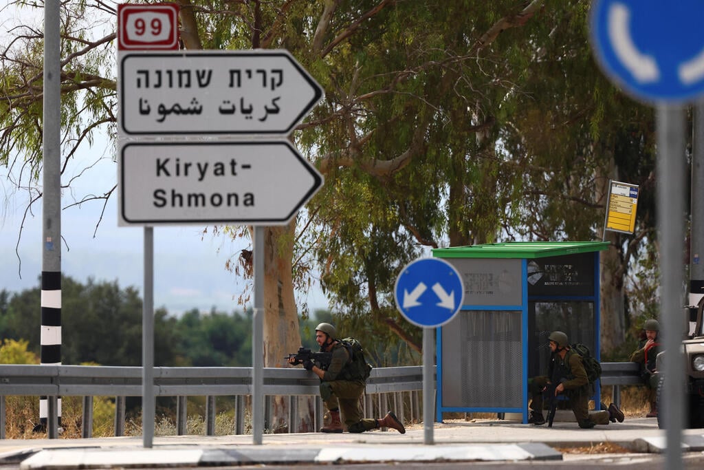 כוחות צה"ל ליד קריית שמונה