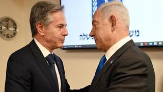 ראש הממשלה בנימין נתניהו נפגש עם מבקר המדינה של ארה"ב אנטוני בלינקן בקריה בתל אביב