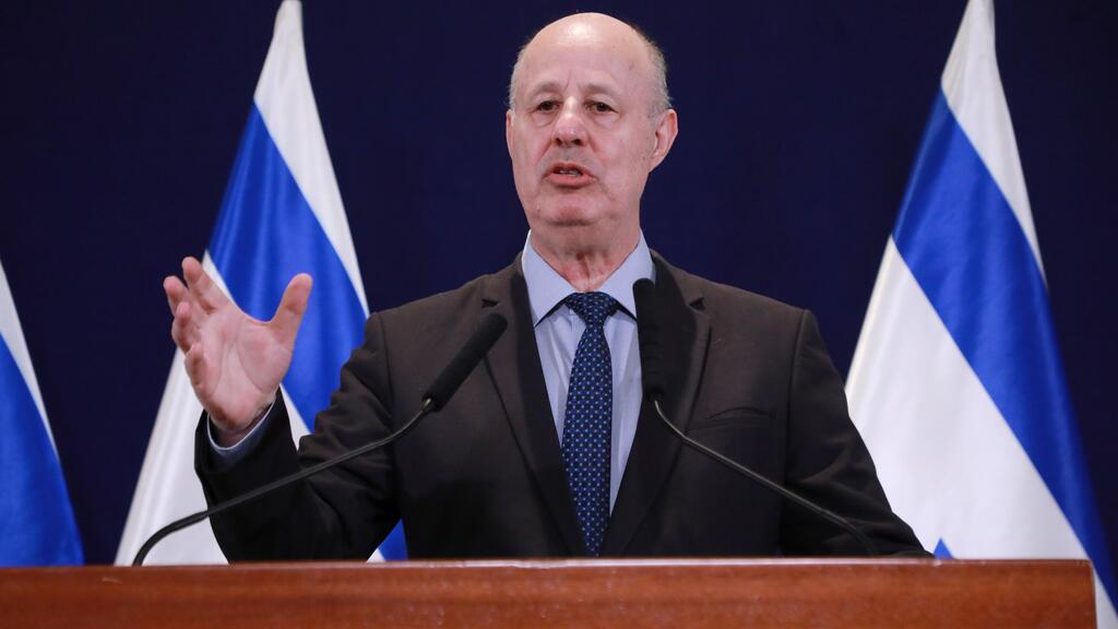 "עלילת דם. תביעה מופרכת נגד זכות הקורבן להגן על עצמו". הנגבי (צילום: דנה קופל) ראש המל"ל צחי הנגבי בהצהרה לתקשורת
