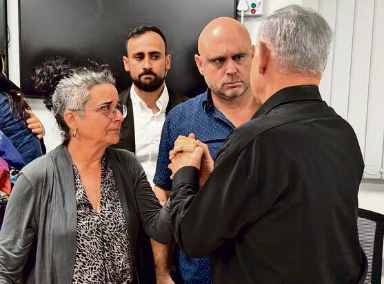 רה"מ במפגש עם נציגי משפחות החטופים, אתמול | צילום: קובי גדעון, לע"מ yk13633215