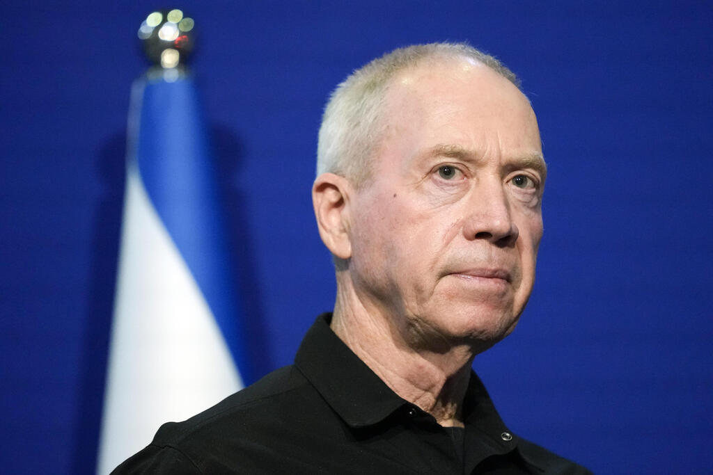 שר הביטחון יואב גלנט (צילום: AP Photo/Jacquelyn Martin) יואב גלנט ואנתוני בלינקן