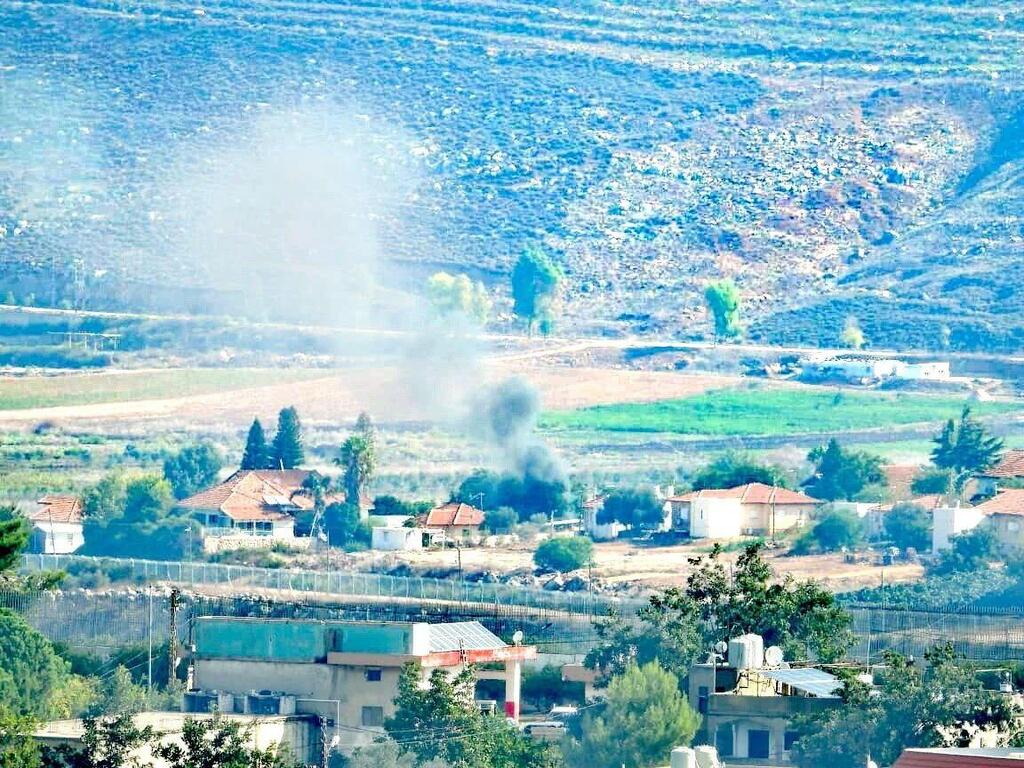 מקום הפגיעה במטולה הבוקר, לפי התיעוד משטח לבנון ירי טיל נ"ט למטולה מלבנון