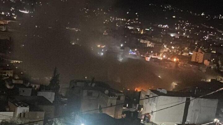 דיווח: מטוסי קרב ישראליים הפציצו מסגד בג'נין