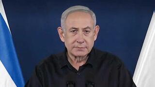 ״נשקם את הקהילות שנפגעו״. נתניהו במהלך הצהרתו בקריה, אמש