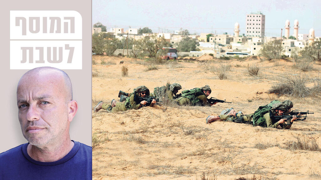 צנחני מילואים מתאמנים במתחם המדמה עיר פלסטינית | צילום: גדי קבלו yk13650236