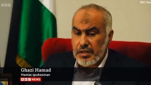 Membro do Hamas abandona entrevista na BBC (Foto: Captura de tela) Membro do Hamas abandona entrevista à BBC
