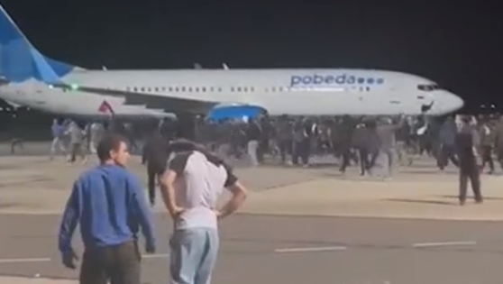הכאוס בשדה התעופה בדגסטן