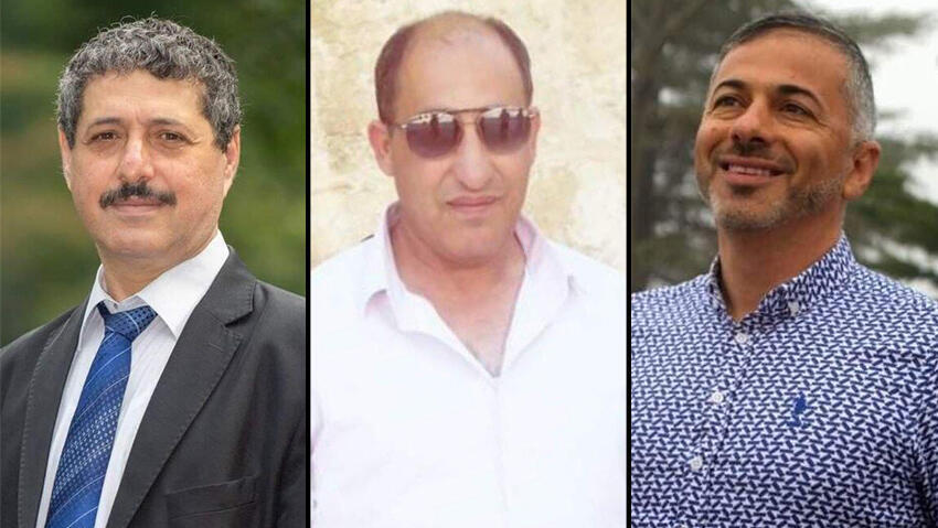 סאיד עיסא, אחמד אבו מוך וג'עפר פרח סאיד עיסא, אחמד אבו מוך וג'עפר פרח