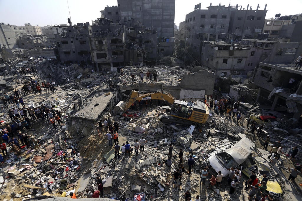Gaza amid war against Hamas (Photo: AP Photo/Abed Khaled) ג'באליה