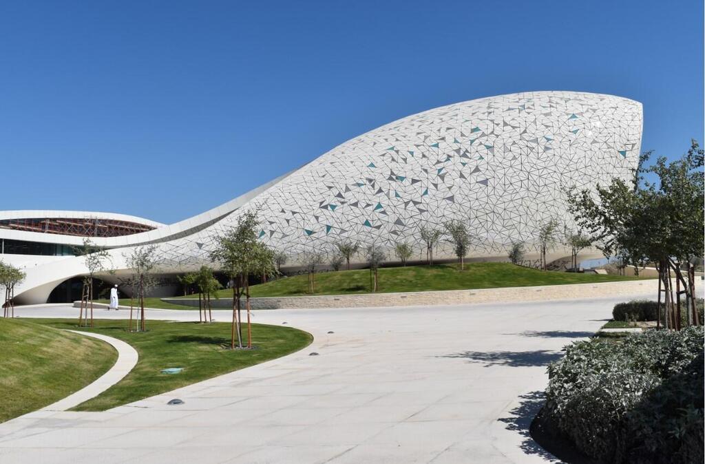 אקדמיה ללימודים של נשים וגברים ביחד. Qatar Faculty of Islamic Studies (צילום באדיבות MYAA אדריכלים) Qatar Faculty of Islamic Studies