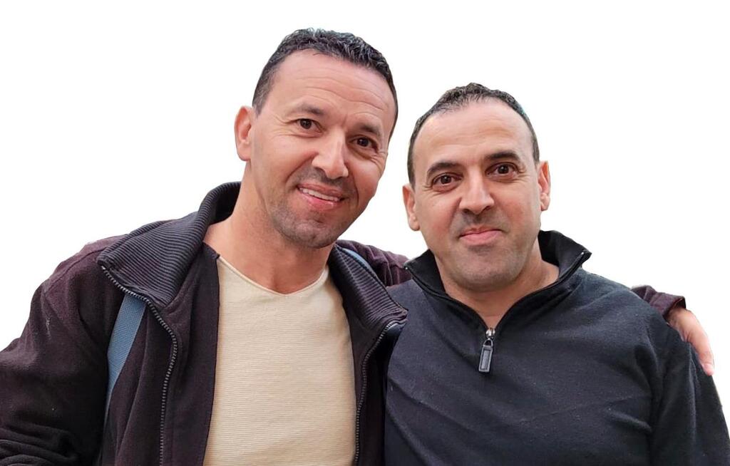 Brothers Yossi and Eli Sharabi, both abducted to Gaza