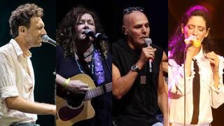 אפרת גוש, ישי לוי, לאה שבת ואלון עדר מתוך פרויקט "אנשי המוזיקה"