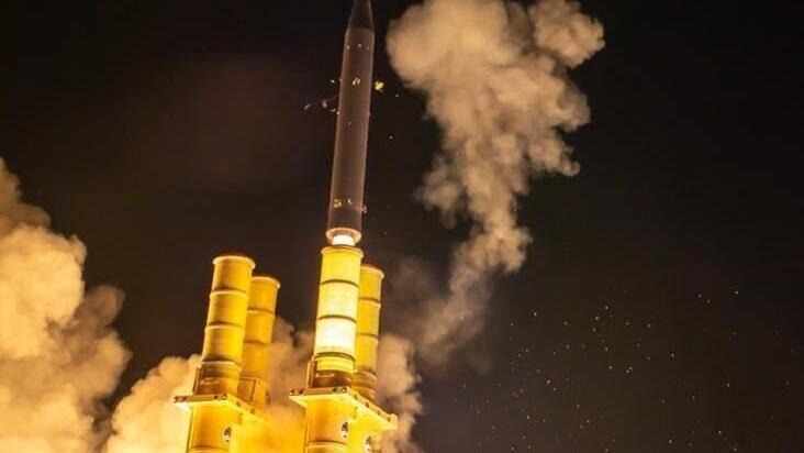 Arrow 3 (Photo: Defense Ministry ) תמונת ארכיון של מיירט 'חץ 3'