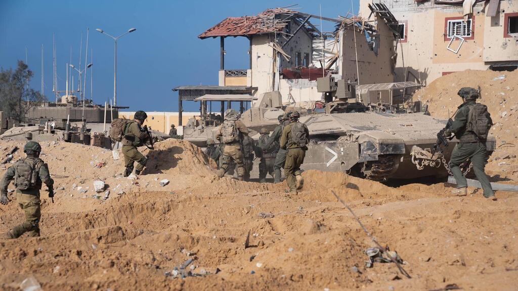 צילום: דובר צה"ל צוות הקרב של חטיבה 401 תוקף במרחב גדוד שאטי של ארגון הטרור חמאס