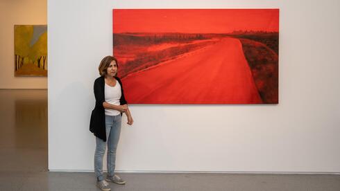 All-red painting damaged in October 7 massacre placed in Israel