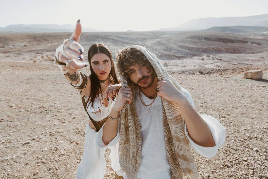 Ness and Stilla's Harbu Darbu music video (Photo: Nir Amitai) נס וסטילה