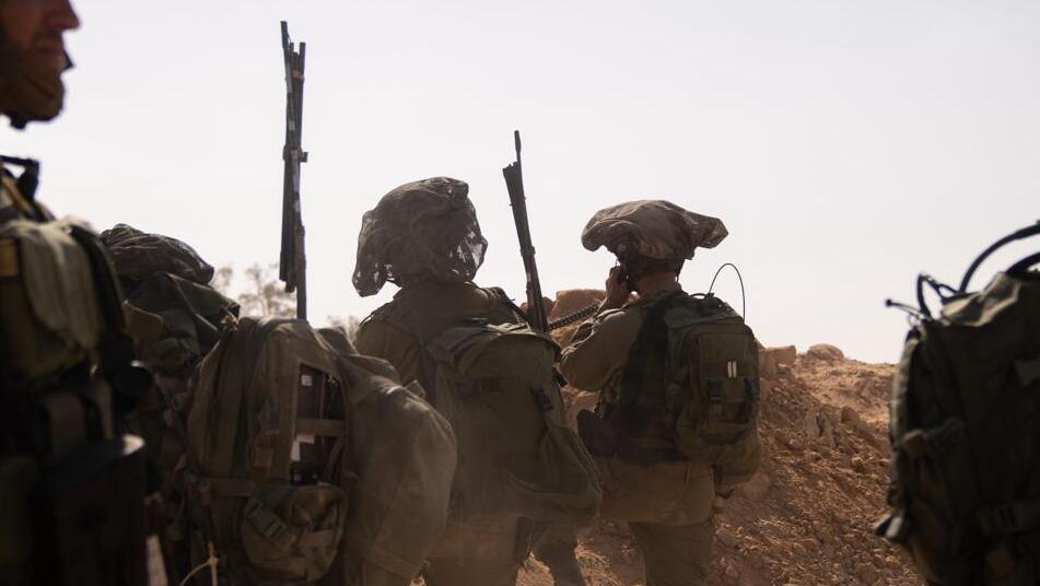 לוחמי חטיבת מילואים במלחמה (צילום: דובר צה"ל) לוחמי חטיבת המילואים 14 השתלטו על מוצב פלסטין של ארגון הטרור חמאס