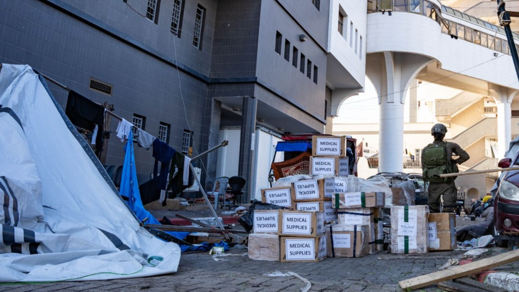 בית חולים שיפא עזה כוחות צה"ל סיוע הומניטרי
