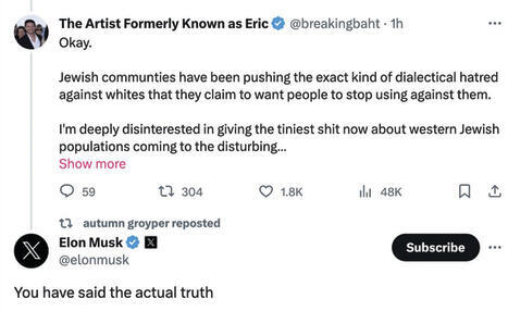 הציוץ האנטישמי והתמיכה ממאסק yk13680045