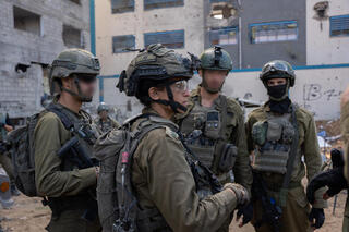 תיעוד מפעילות לוחמות ולוחמי גדוד שחר ברצועת עזה