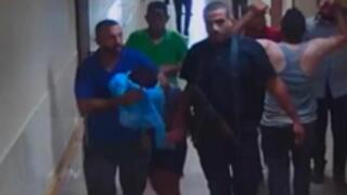 תמונות מהובלת החטופים ורכבים צה"ליים במרחב בית החולים שיפא