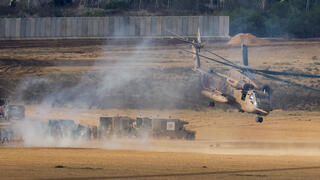מסוק צה"ל חיל האוויר בעוטף עזה 