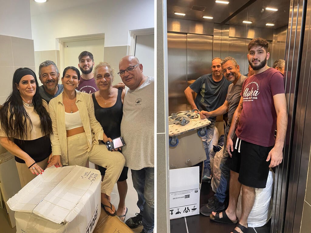 החמ"ל של ליעד בביתו - בגדים, ציוד צבאי, צעצועים, מוצרי חשמל ועוד (צילום: ליעד יוסף) החמ"ל של ליעד בביתו - בגדים, ציוד צבאי, צעצועים, מוצרי חשמל ועוד