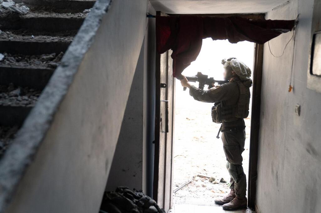 צילום: דובר צה"ל פשיטה צה"ל מחנה פליטים שאטי ב עזה