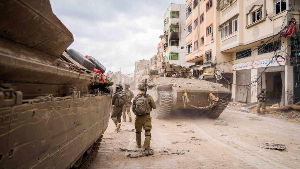 כוחות צה״ל ברצועת עזה במהלך ההפוגה (צילום: דובר צה"ל) כוחות צה״ל ברצועת עזה