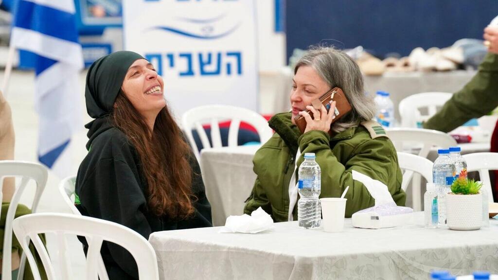 Moran Stela Yanai is happy to be in Israel (Photo: IDF Spokesman's Unit) מורן ינאי