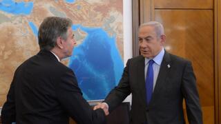 ראש הממשלה בנימין נתניהו  פגישה עם מזכיר המדינה של ארה"ב אנתוני בלינקן בירושלים