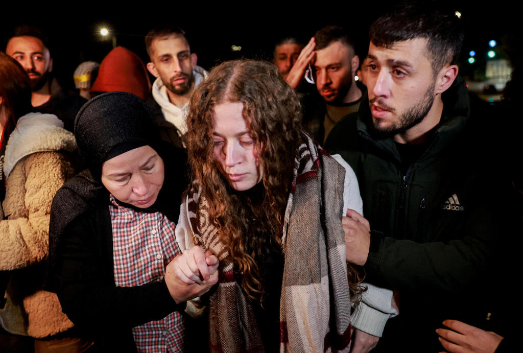 קבלת הפנים לעהד תמימי ברמאללה (צילום: REUTERS/Ammar Awad) קבלת פנים ל עהד תמימי ברמאללה