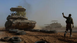 כוחות צה"ל ליד גבול הרצועה