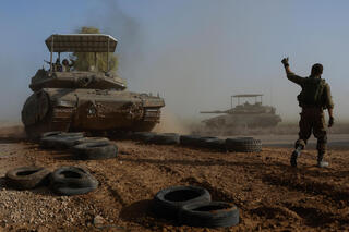כוחות צה"ל ליד גבול הרצועה