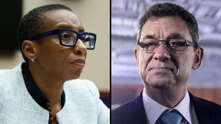 מנכ"ל פייזר אלברט בורלא נשיאת הרווארד קלודין גיי